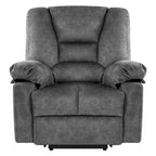 Oversized Velvet Power Lift Recliner Chair with Massage, Heating & Side Pockets