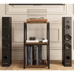 3-Tier Record Player Stand with Vinyl Record Storage
