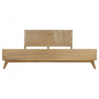 Natural Wood Queen Bed Frame