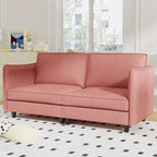 74.27" Loveseat Sofa, Mid-Century Modern Style