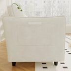 74.27" Loveseat Sofa, Mid-Century Modern Style