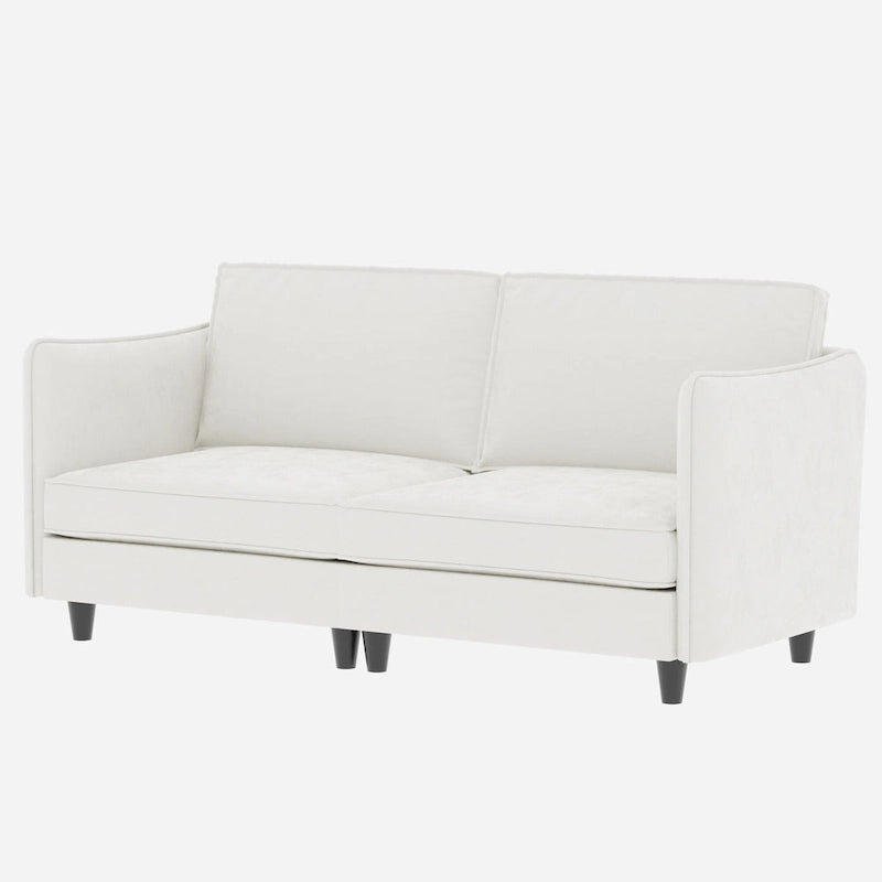 74.27" Loveseat Sofa, Mid-Century Modern Style