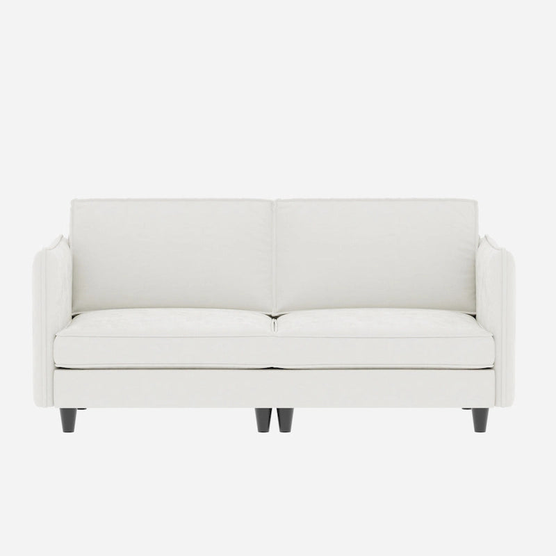 74.27" Loveseat Sofa, Mid-Century Modern Style