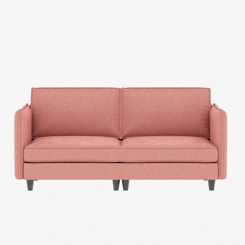 74.27" Loveseat Sofa, Mid-Century Modern Style