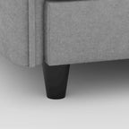 74.27" Loveseat Sofa, Mid-Century Modern Style