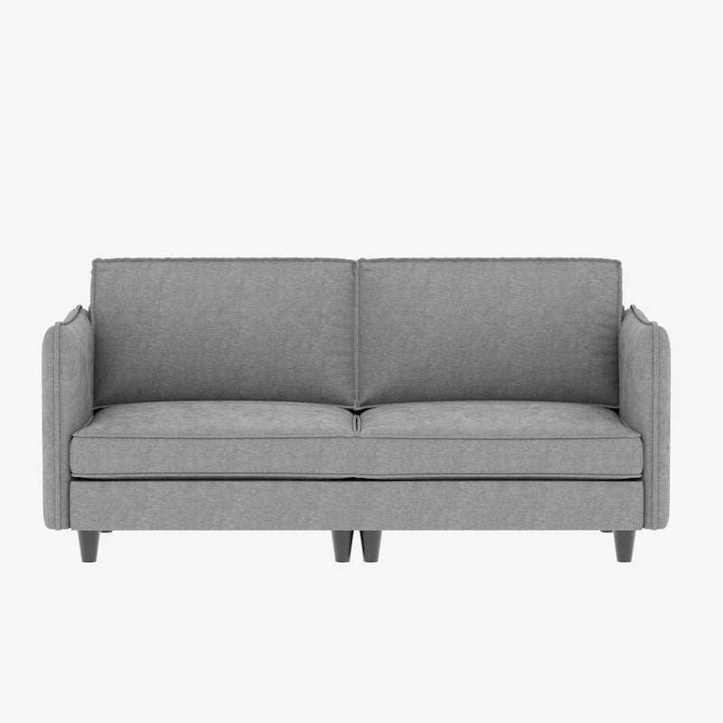 74.27" Loveseat Sofa, Mid-Century Modern Style