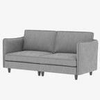 74.27" Loveseat Sofa, Mid-Century Modern Style