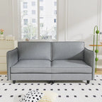 74.27" Loveseat Sofa, Mid-Century Modern Style