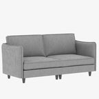 74.27" Loveseat Sofa, Mid-Century Modern Style