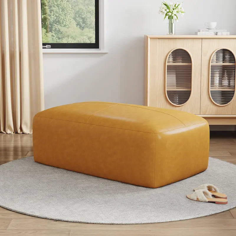 Ottoman, 43" Upholstered Bench for Living Room and Bedroom