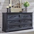 6-Drawer Dresser with Wood Grain Finish