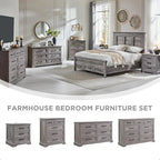 6-Drawer Dresser with Wood Grain Finish