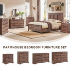 6-Drawer Dresser with Wood Grain Finish