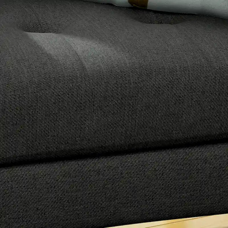Tufted Club Chair with Rubberwood Legs