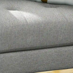 Tufted Club Chair with Rubberwood Legs