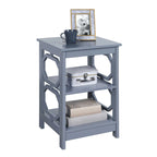 Omega End Table with Shelves