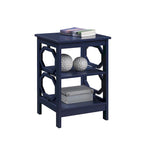 Omega End Table with Shelves