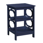 Omega End Table with Shelves