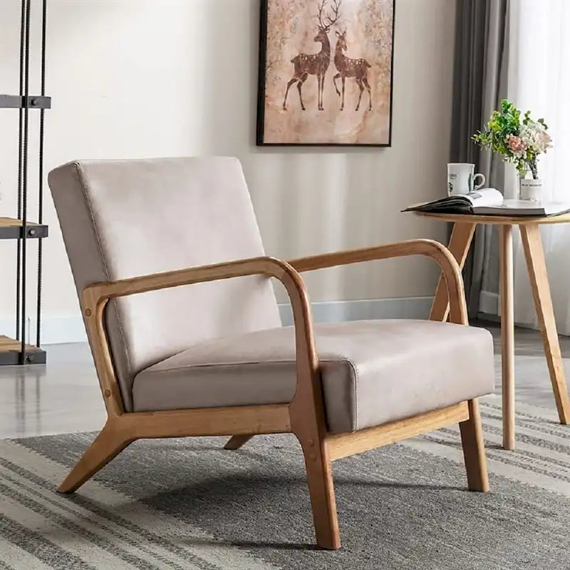 Mid-Century Modern Armchair 25.2"