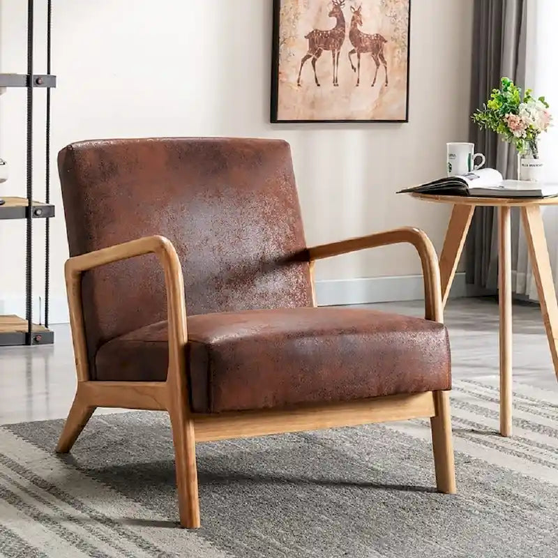 Mid-Century Modern Armchair 25.2"