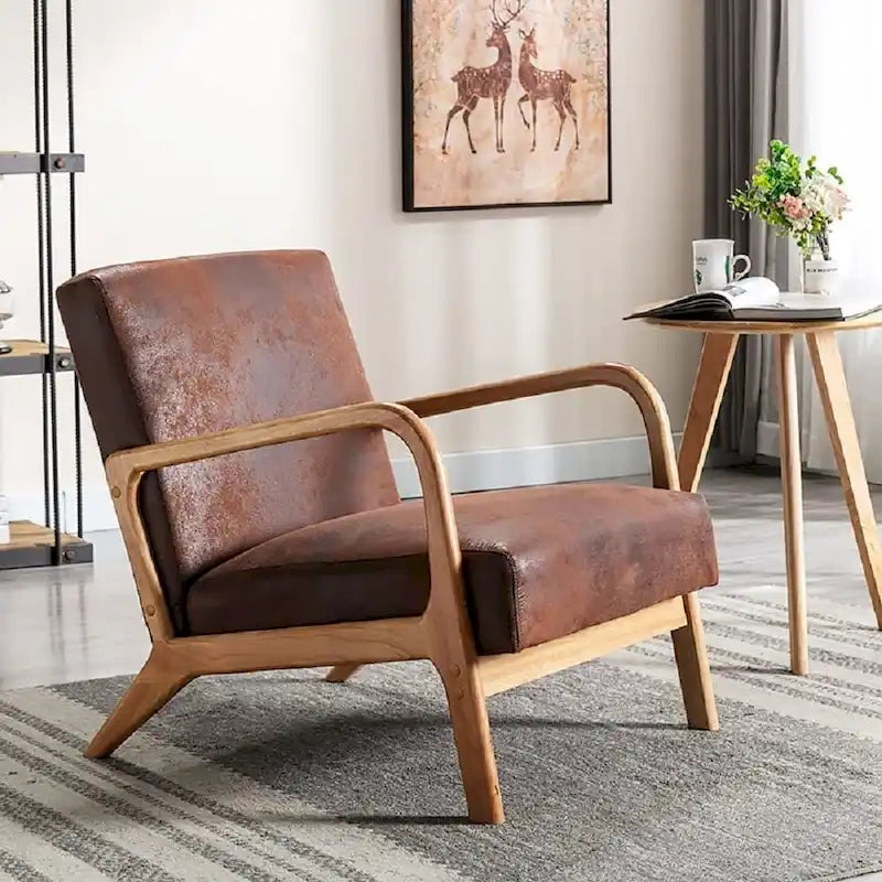 Mid-Century Modern Armchair 25.2"