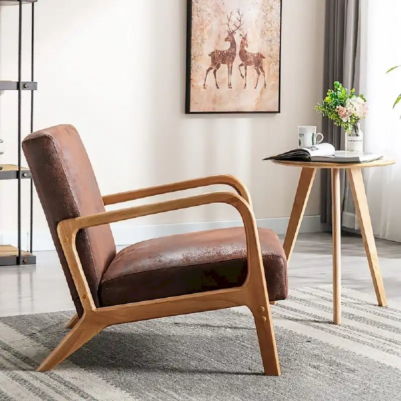 Mid-Century Modern Armchair 25.2"