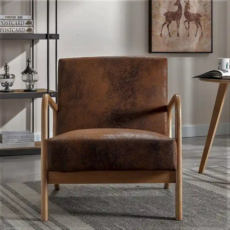 Mid-Century Modern Armchair 25.2"