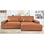 105.52-Inch Two-Piece Chaise Sectional Sofa