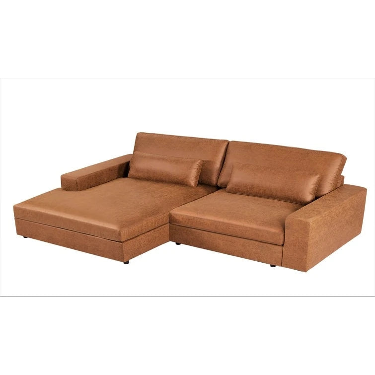 105.52-Inch Two-Piece Chaise Sectional Sofa