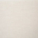 White Linen Upholstered Platform Bed