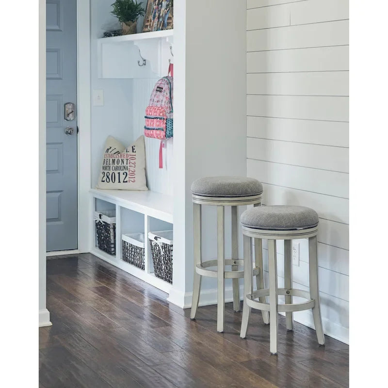 26" Counter Height 360-Degree Swivel Bar Stool