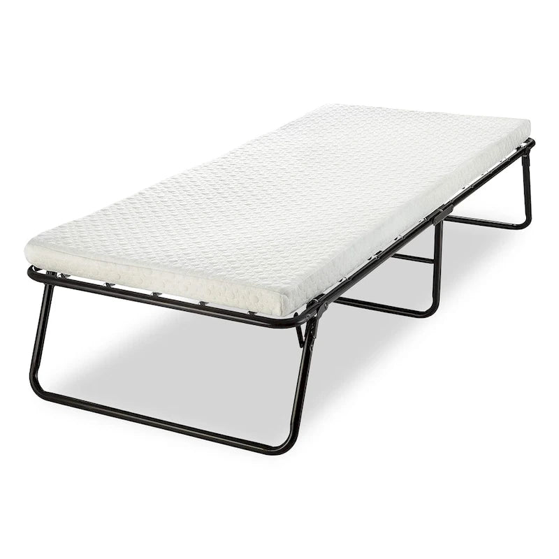 Folding Cot Mattress with Memory Foam – Portable Guest Bed