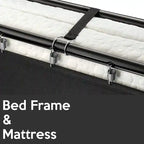 Folding Cot Mattress with Memory Foam – Portable Guest Bed