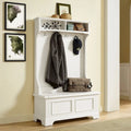Campbell Classic White Wooden Hall Tree