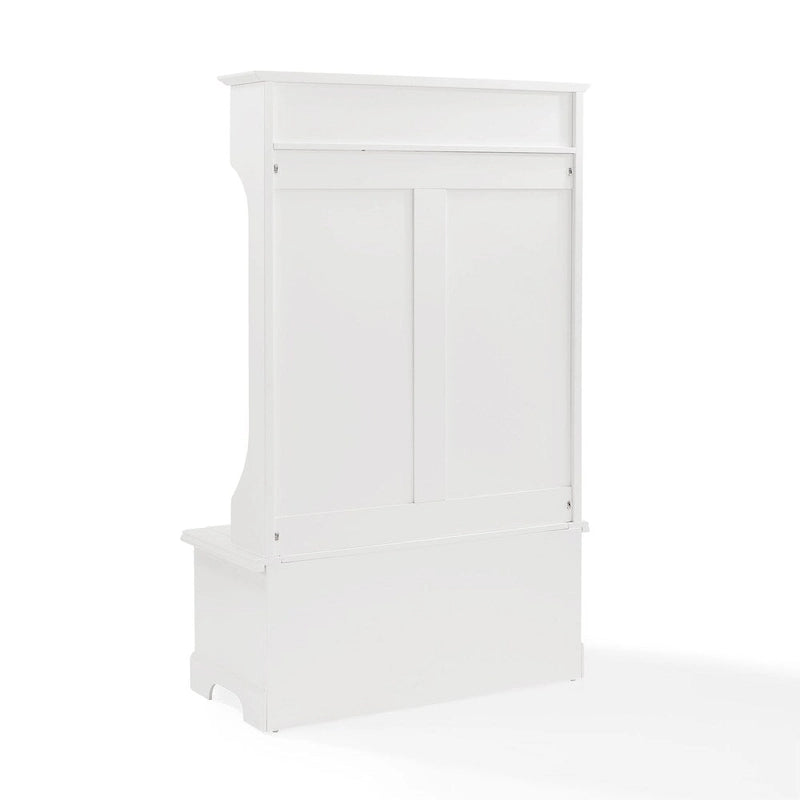 Classic White Wooden Hall Tree
