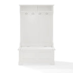 Classic White Wooden Hall Tree