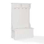 Classic White Wooden Hall Tree