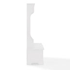 Classic White Wooden Hall Tree