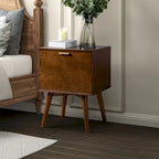 2-Drawer Nightstand with Charging Station