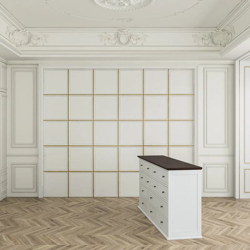 12-Drawer Dresser, 61 Inches Wide