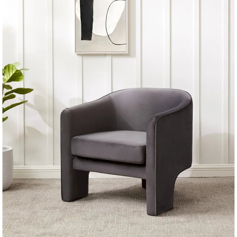 Velvet Accent Chair - 30"W x 28"D x 30"H