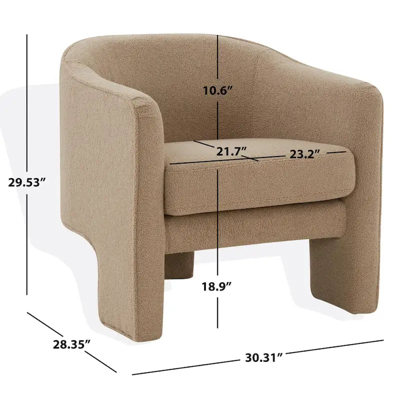 Velvet Accent Chair - 30"W x 28"D x 30"H