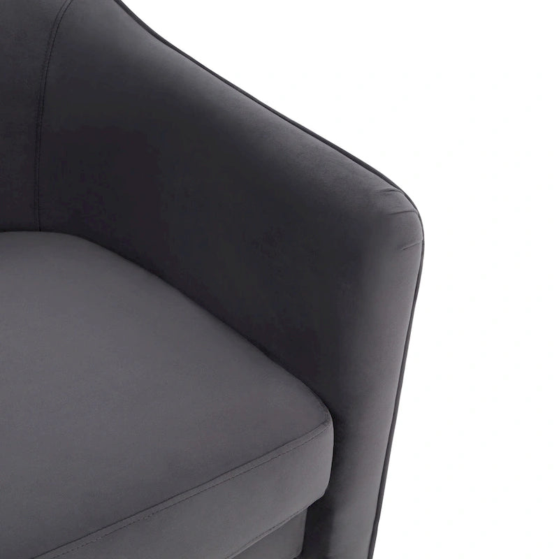 Velvet Accent Chair - 30"W x 28"D x 30"H