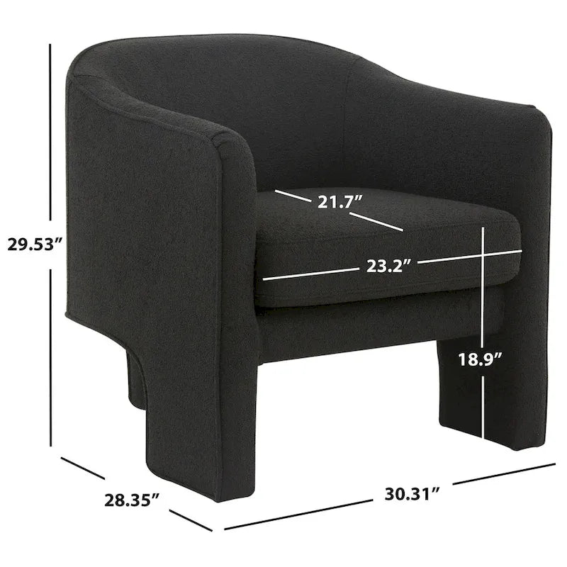 Velvet Accent Chair - 30"W x 28"D x 30"H
