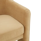 Velvet Accent Chair - 30"W x 28"D x 30"H