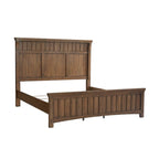 King Panel Bed with Integrated Reading Lights