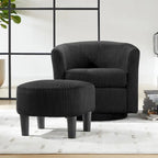Swivel Accent Chair with Ottoman