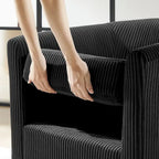 Swivel Accent Chair with Ottoman