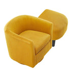 Swivel Accent Chair with Ottoman