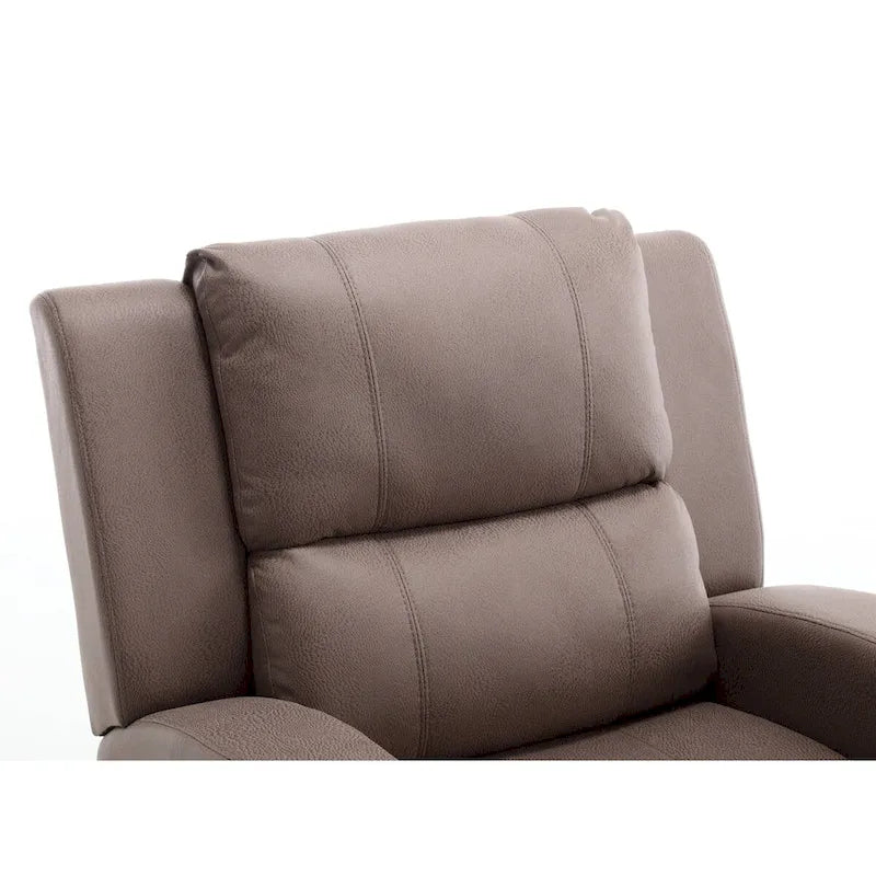 Faux Leather Recliner Chair